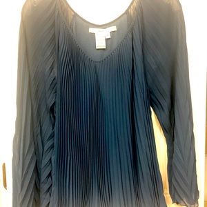 Studio M Sheer Long Sleeve Blouse Medium